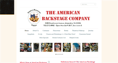 Desktop Screenshot of americanbackstage.com